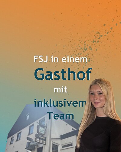FSJ beim @gasthofsgraebele 🍽️🏨
 
Lena macht hier ihr Freiwilliges Soziales Jahr...